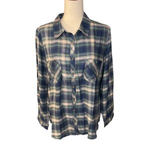 NWT! Maurices ~ Light Fit Flannel Shirt - Size XL